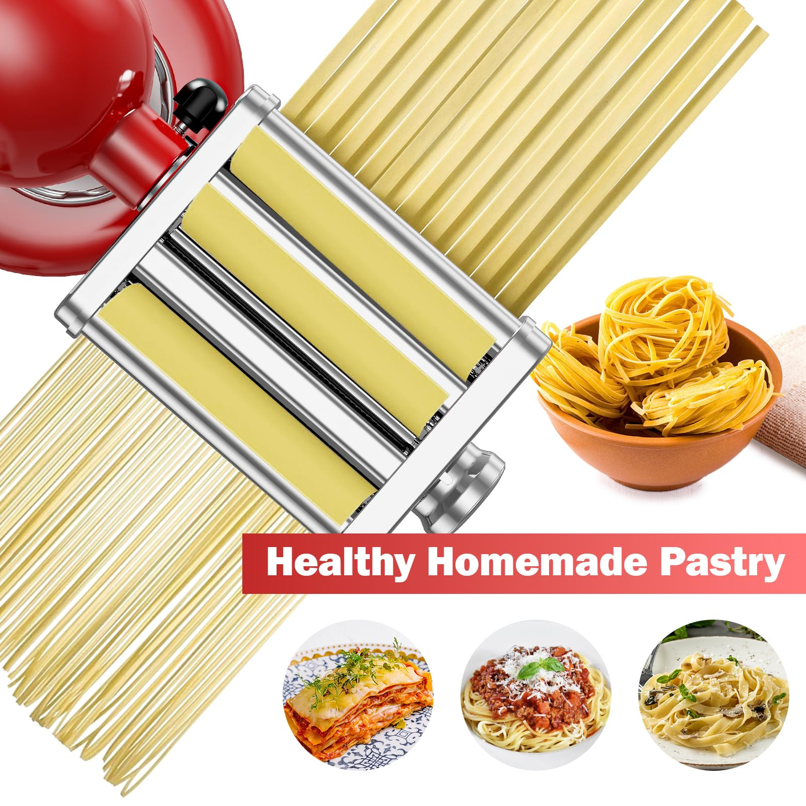 Gvode 3 in 1 Pasta Attachment  - Kitchen Gadgets Mixer ulasan dan harga