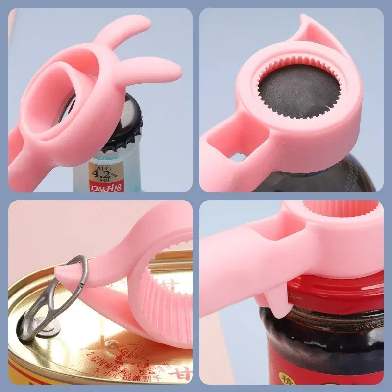 4 In 1 Beer Bottle Opener Mult - Kitchen Gadgets Jar Openers ulasan dan harga