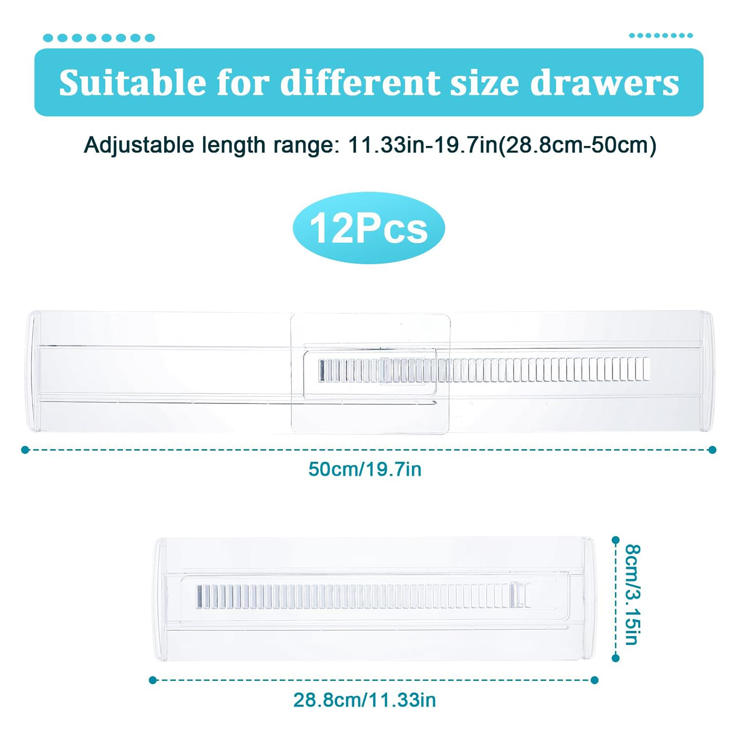 4/6/8/12 Pack Expandable Drawe - Kitchen Gadgets Organizer ulasan dan harga