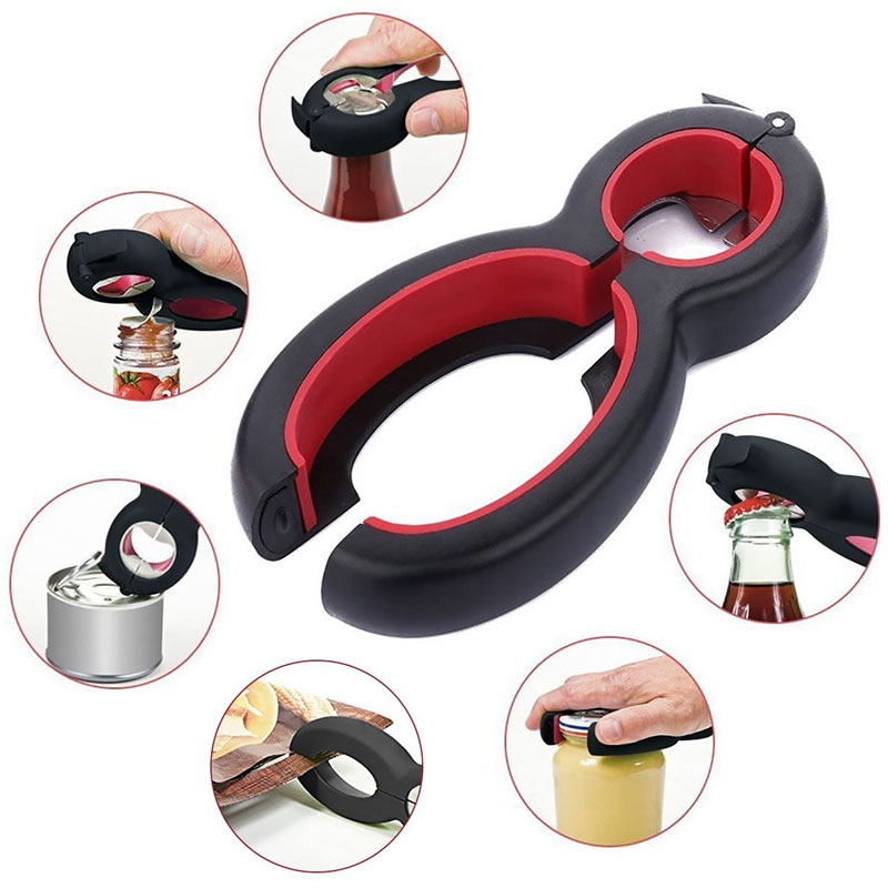 6 In 1 Multi Function Twist Bo - Kitchen Gadgets Jar Openers ulasan dan harga