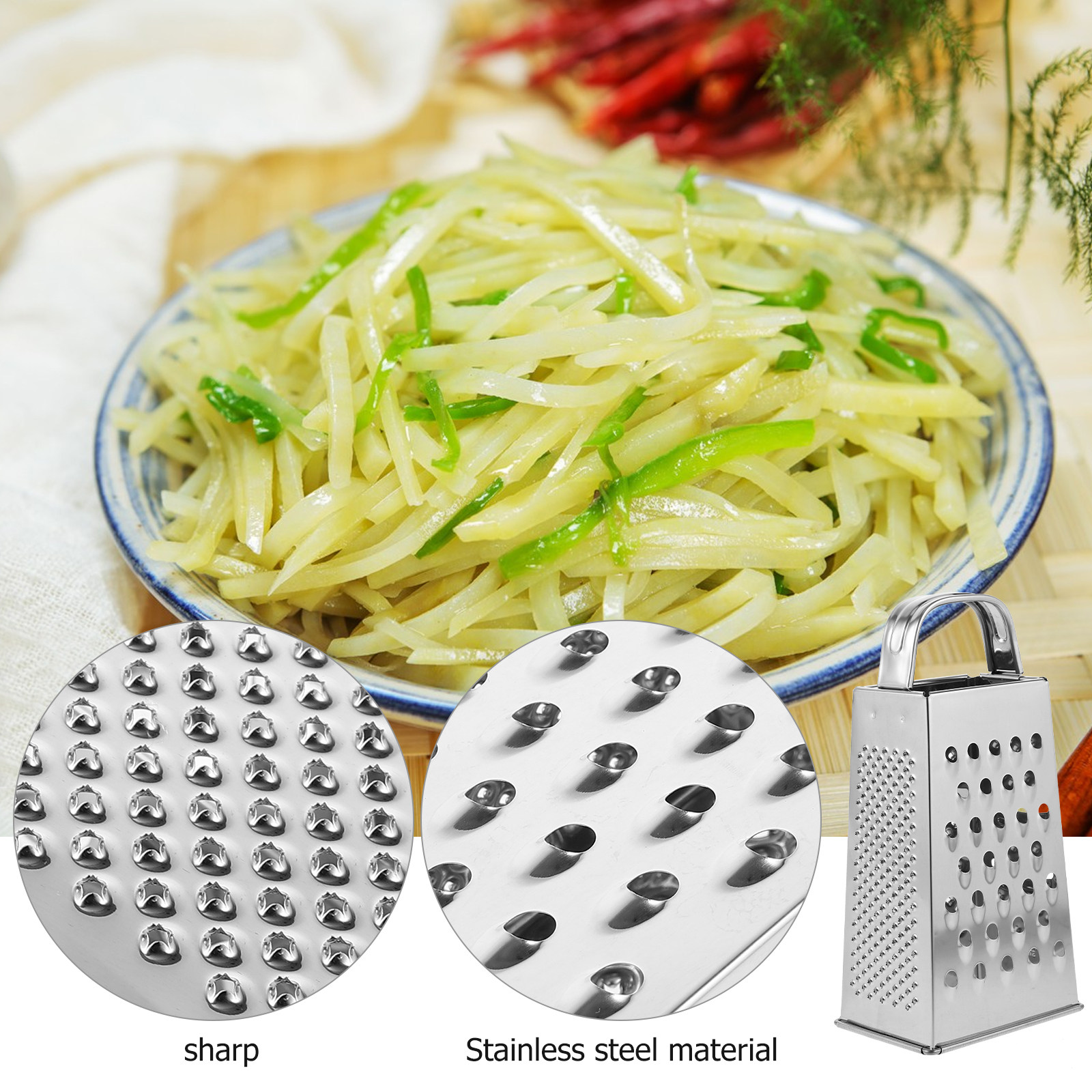 Multifunctional Handheld Stain - Cheese Grater Box ulasan dan harga