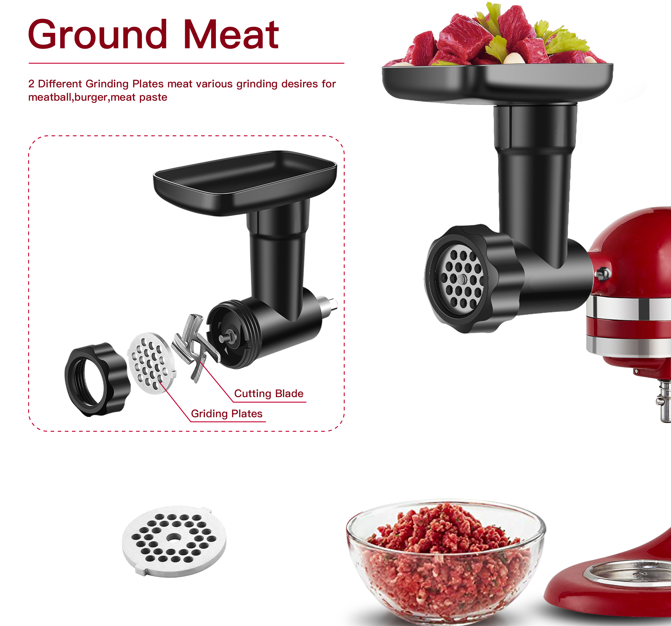 2024 new high quality Food Mea - Kitchen Gadgets Mixer ulasan dan harga