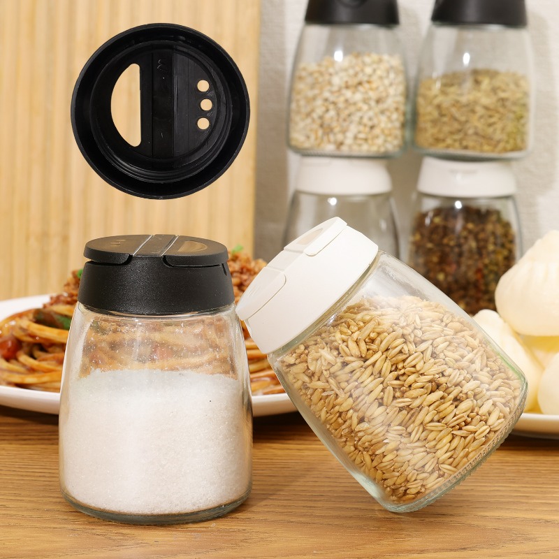 4/2Pcs Glass Seasoning Bottle  - Kitchen Gadgets Store ulasan dan harga