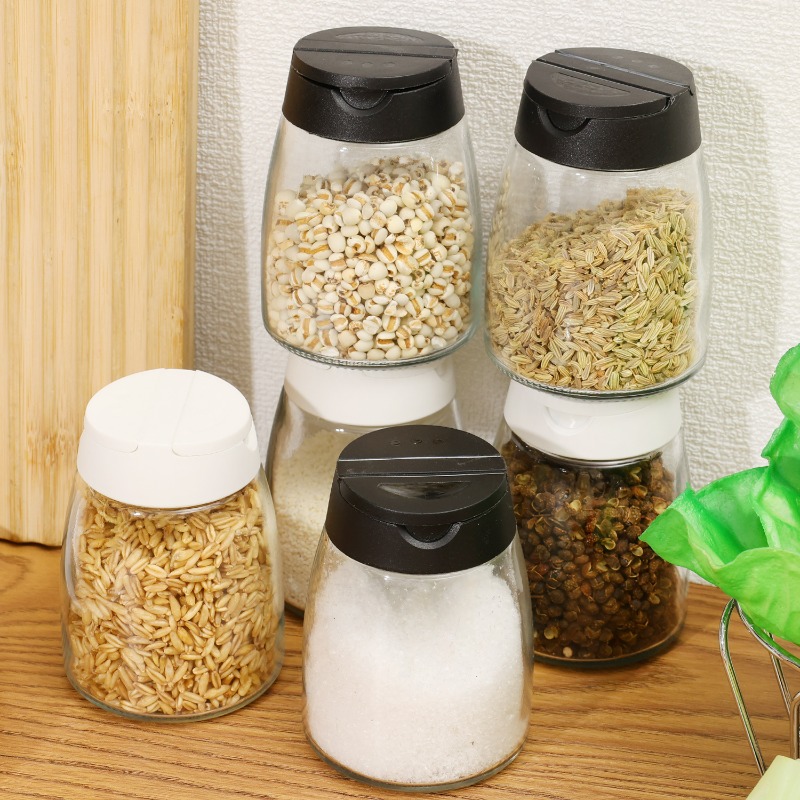 4/2Pcs Glass Seasoning Bottle  - Kitchen Gadgets Store ulasan dan harga